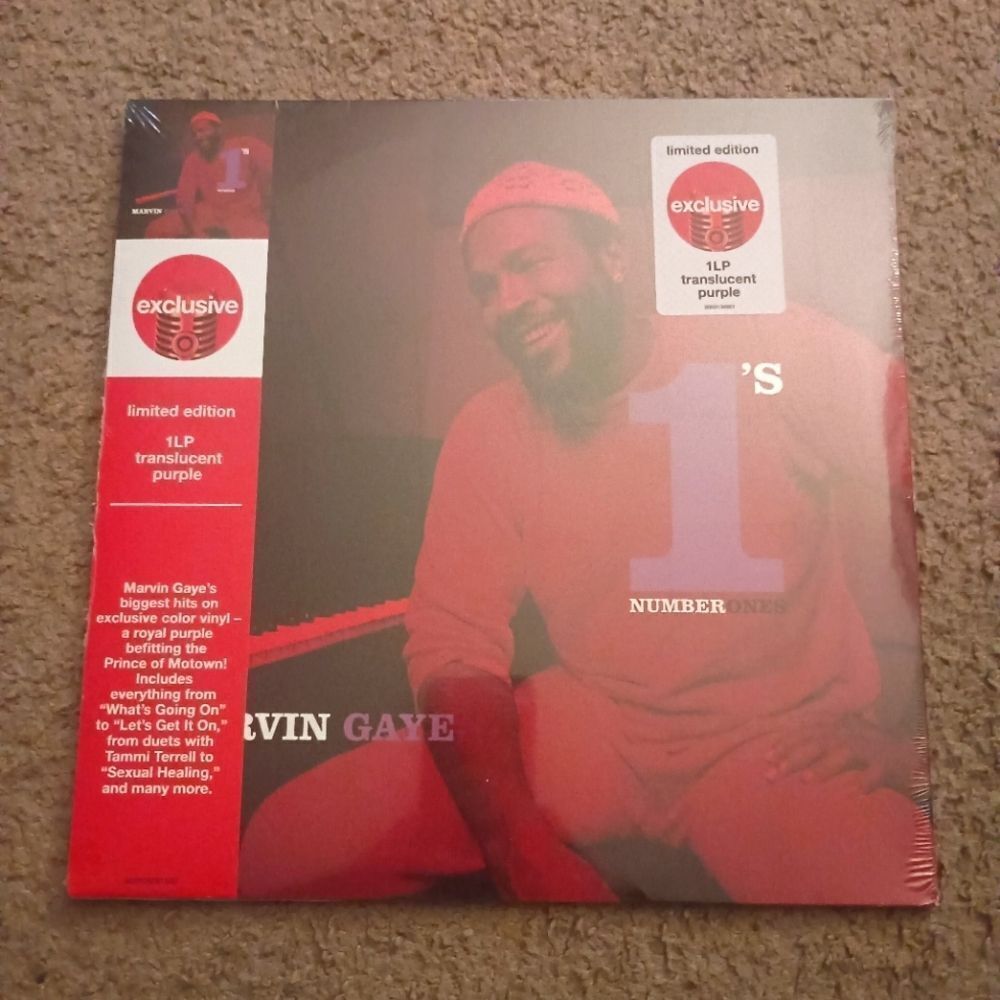 Marvin Gaye - Number 1s Exclusive Translucent Purple Vinyl LP NEW SEALED